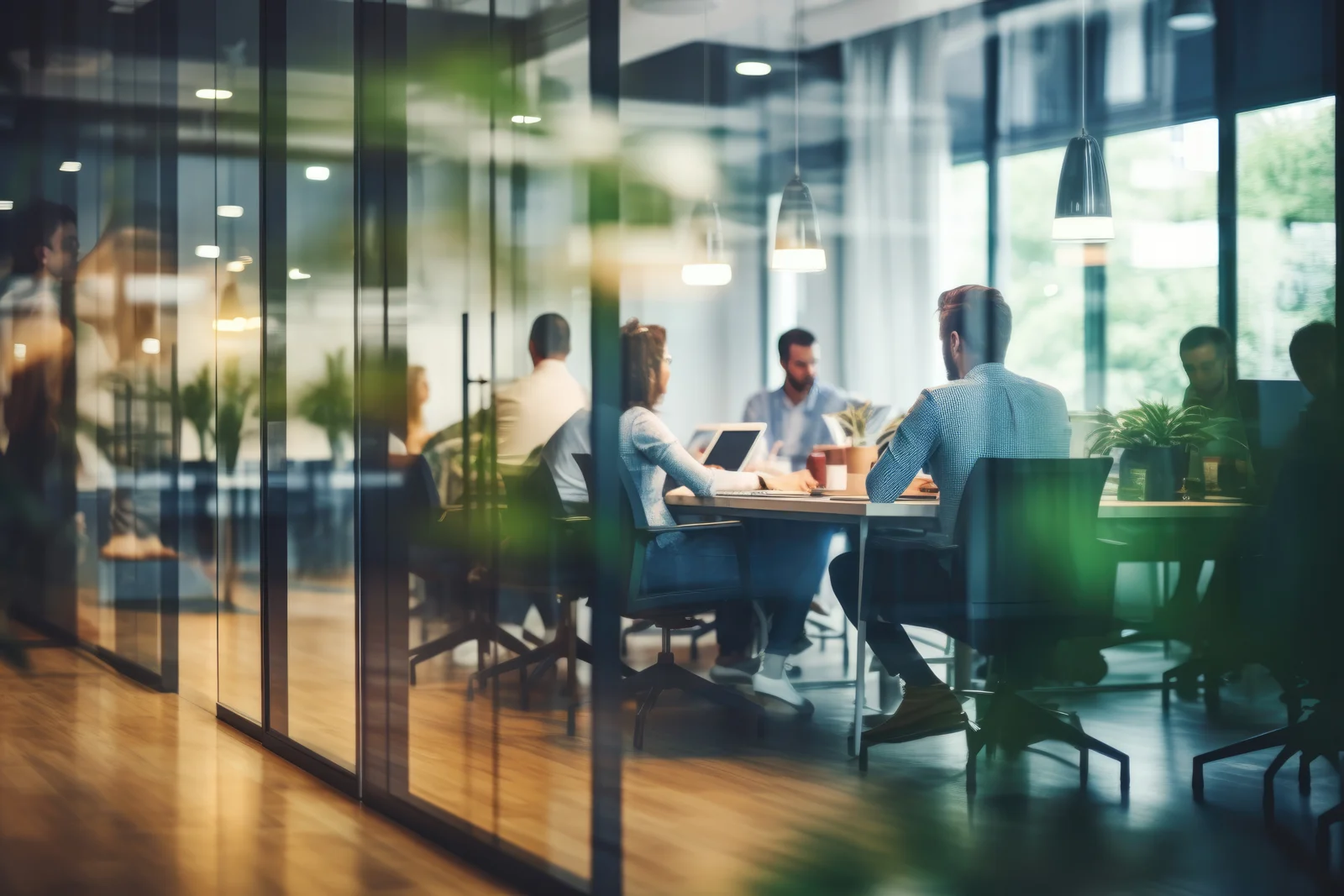 Réunion de travail en entreprise